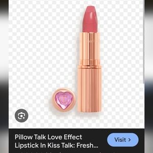 Charlotte Tilbury Kiss Talk Lipstick in Rose Pink, Brand New, Never Been Used O.